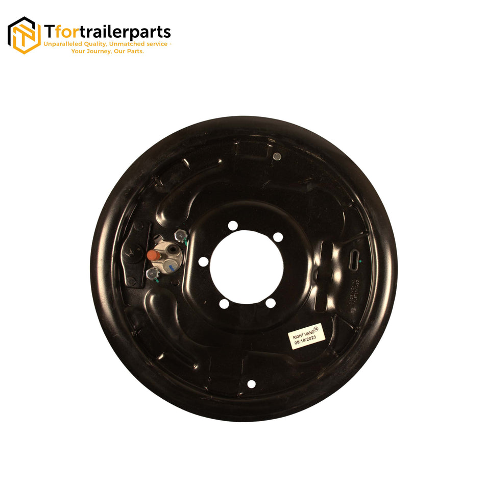 12 inch hydraulic backing plate right side trailer brake assembly