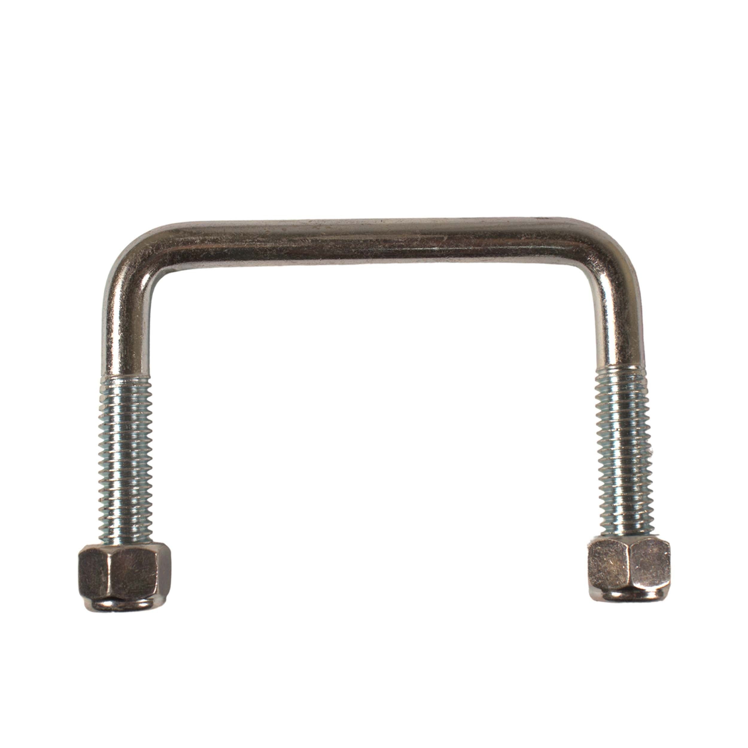 75x75mm Square U Bolts with Nyloc Nuts (1/2")