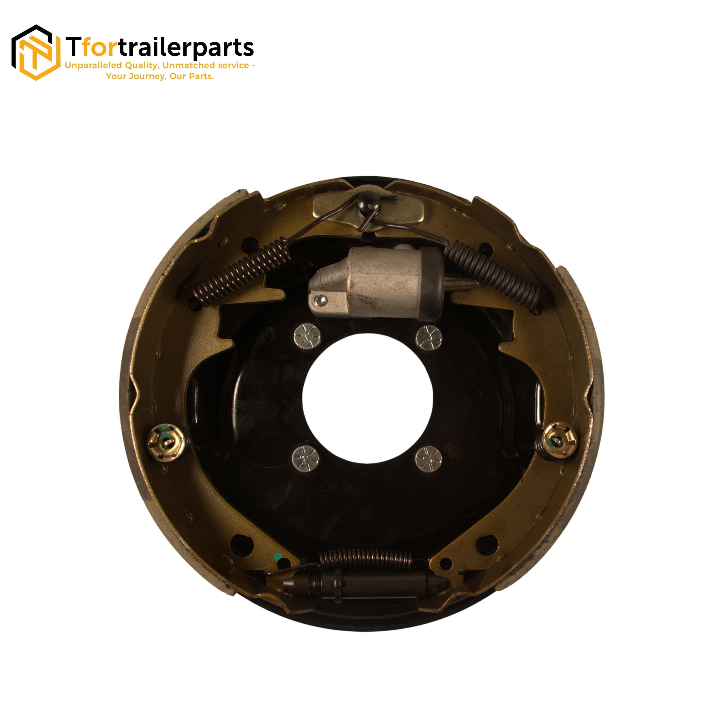 Backing Plate 10" Hydraulic Left Side trailer brake assembly