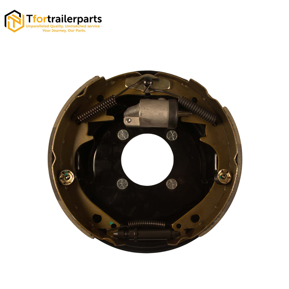 Backing Plate 10" Hydraulic Left Side trailer brake assembly