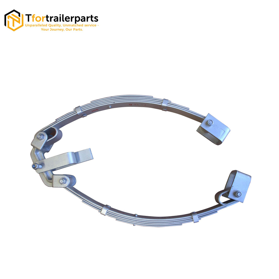 5 leaf rocker roller off center 2000kg dacromat suspension set