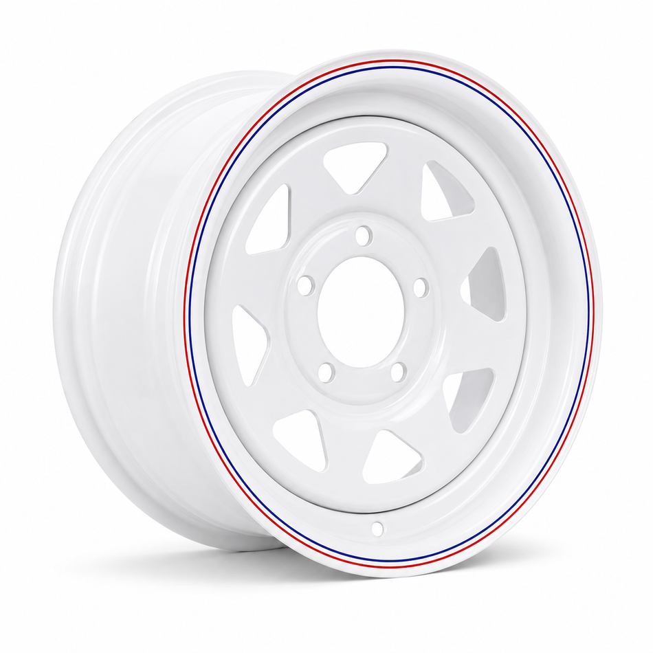 14x6" HQ White Sunraysia Rim