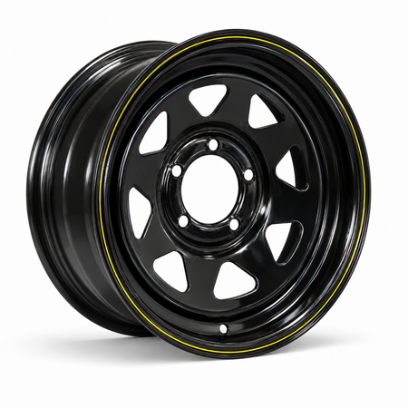 15x6" Black Sunraysia Rim with 5 stud landcruiser pattern