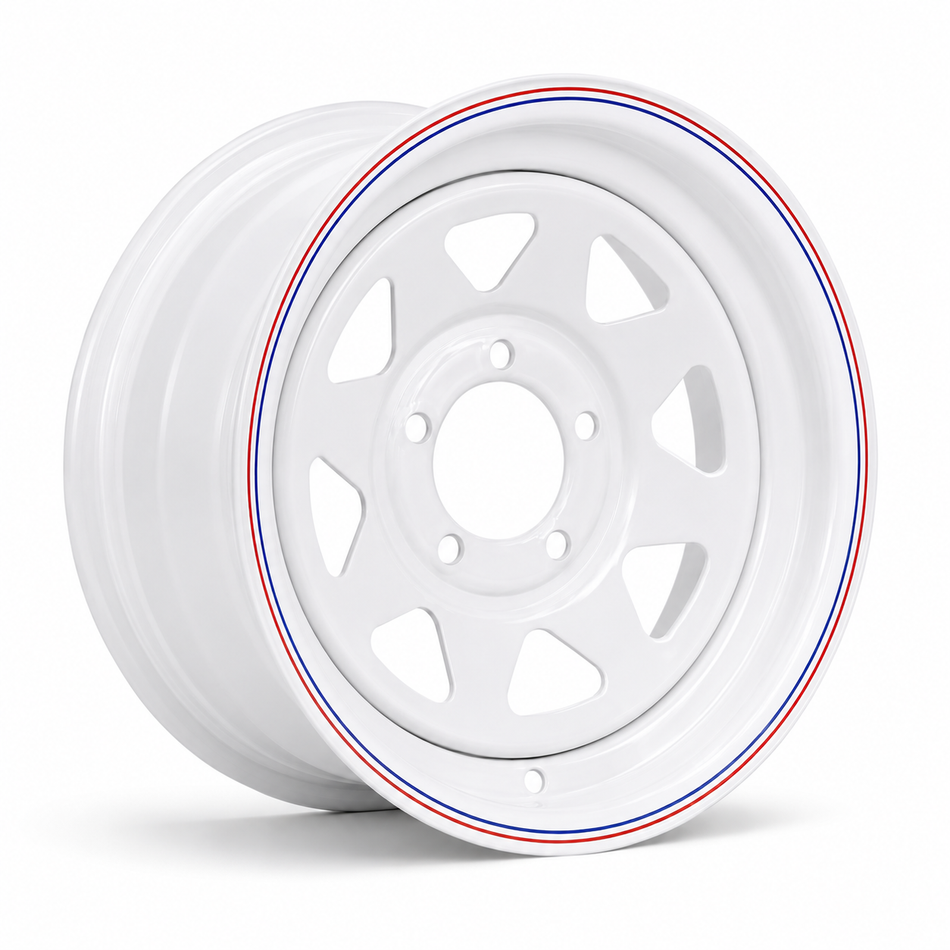15x6" Ford White Sunraysia Rim
