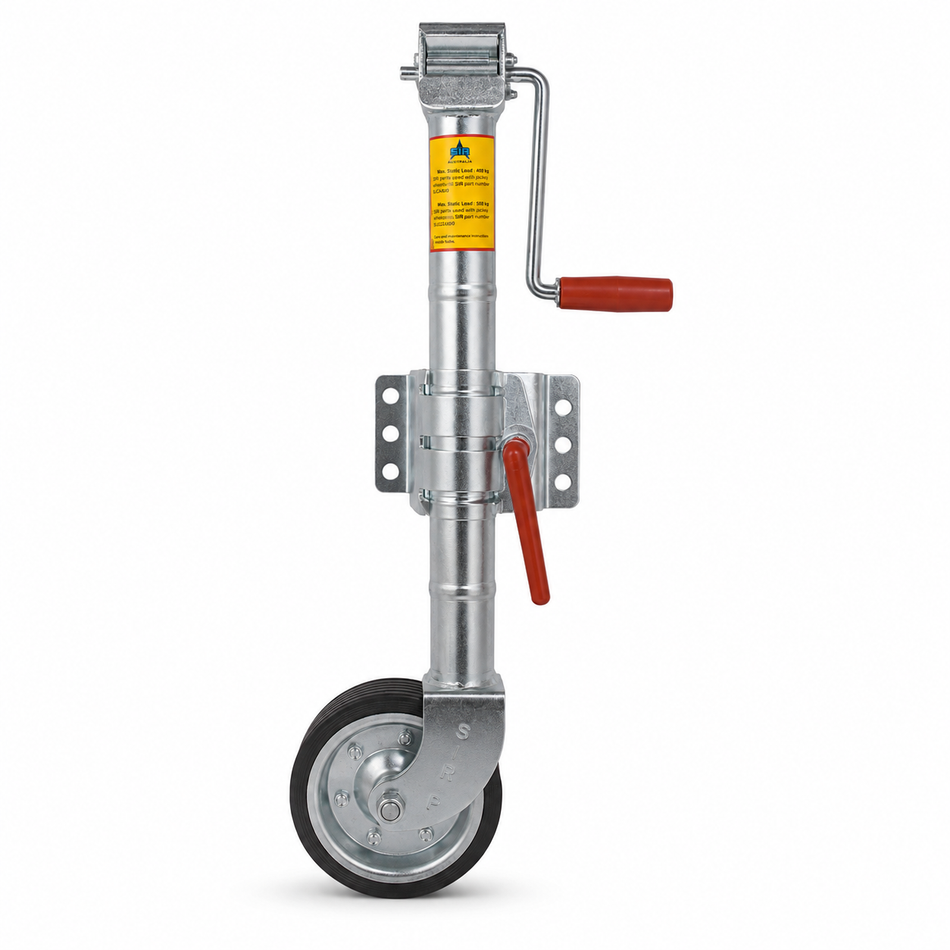 Jockey wheel 8" Swing Up 750lbs (Budget Range)