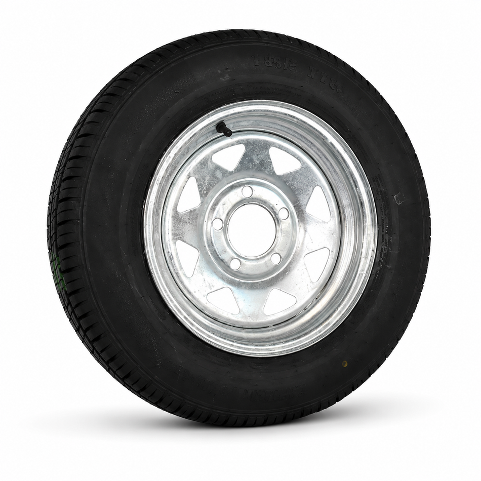 13x4.5" Ford Galvanised  Sunraysia Rim with 155R13LT Tyre (CTA-060408)