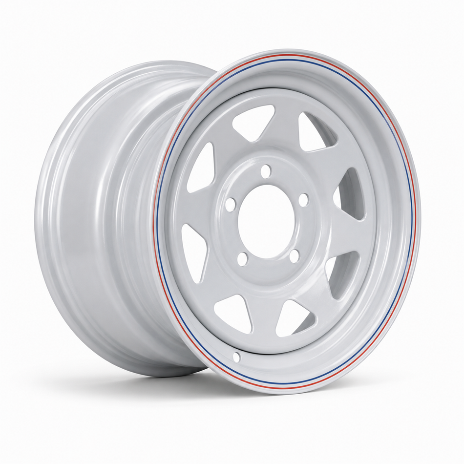 14x6" HQ White Sunraysia Rim