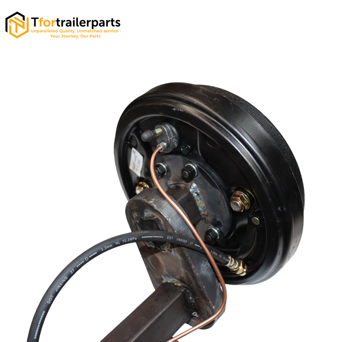 40mm Square Drop Axle Braked 3in Drop