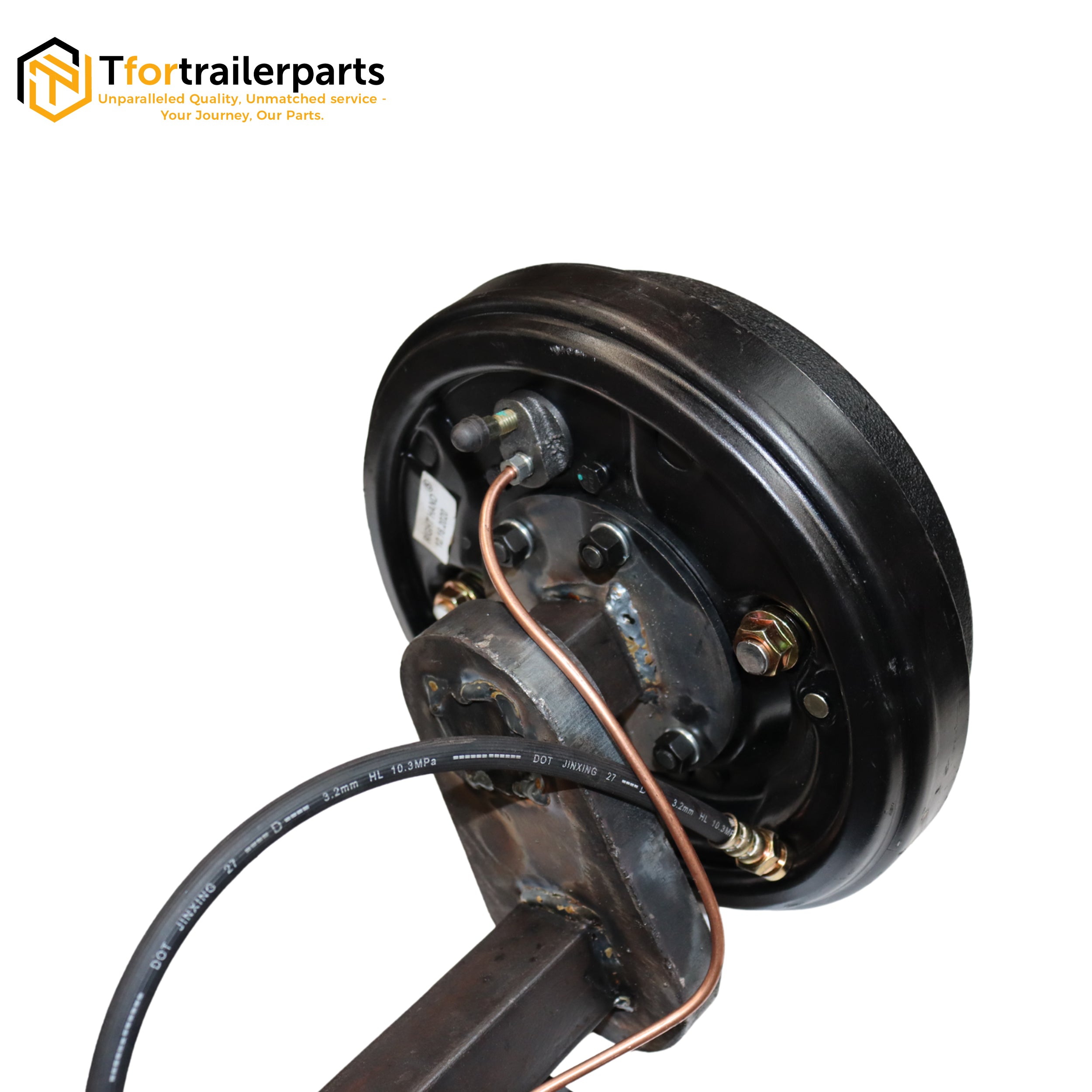 45mm Square Drop Axle Braked (3” Drop)
