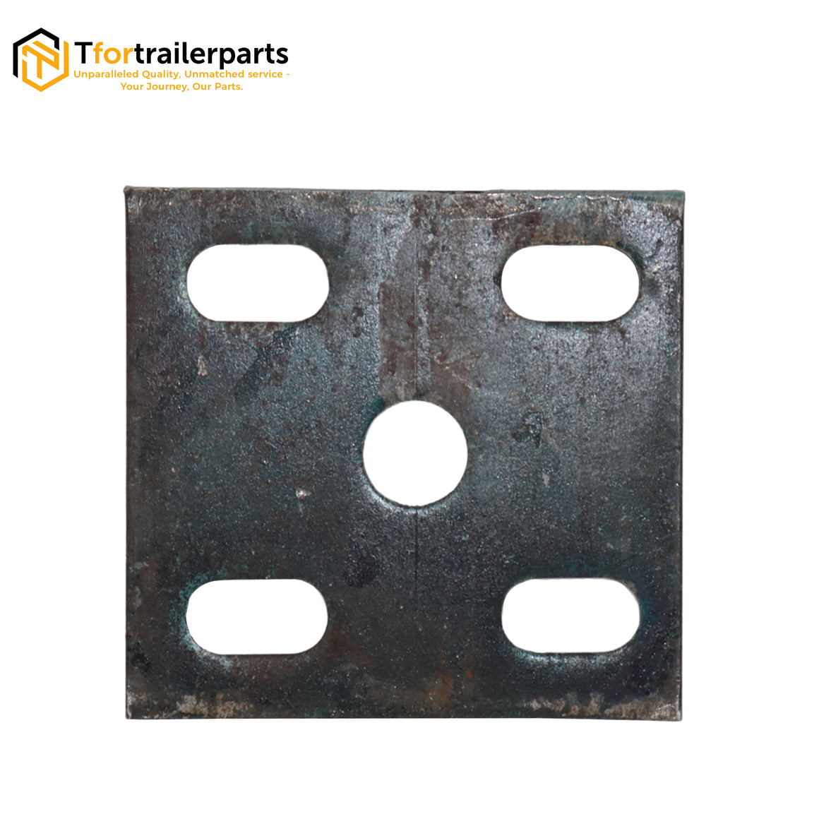 Fish Plates to Suit 60mm Springs -Slotted 8mm Trailer Pad