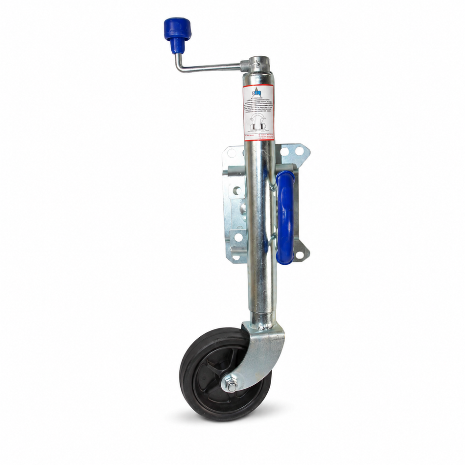 Jockey wheel 6" Swing Up 750lbs (Premium Range)
