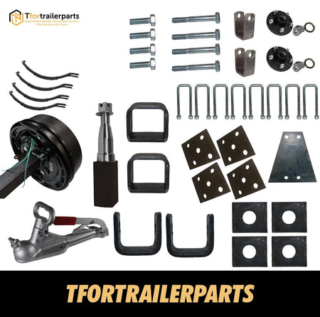 DIY Tandem Axle Trailer Kit 2000kg Electric Drum Brakes
