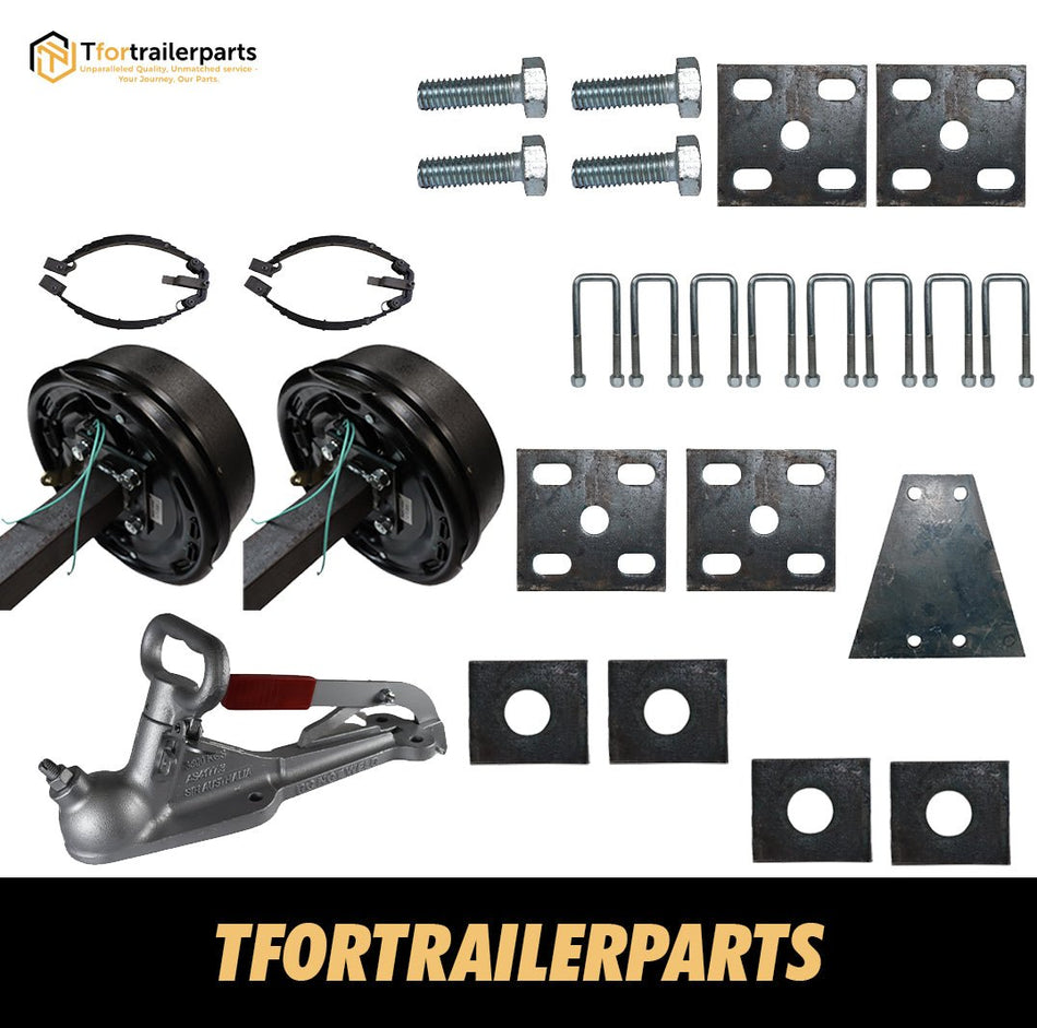 Diy Tandem Axle trailer Kit 2800 Kg (Electric Drum Brakes)