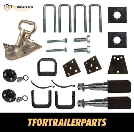 DIY Single Axle Trailer Kit 1000Kg with Stub Axles