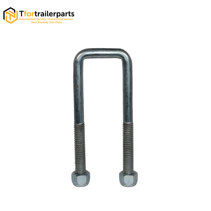 45mm x 6" Square U Bolts with Nyloc Nuts (1/2")