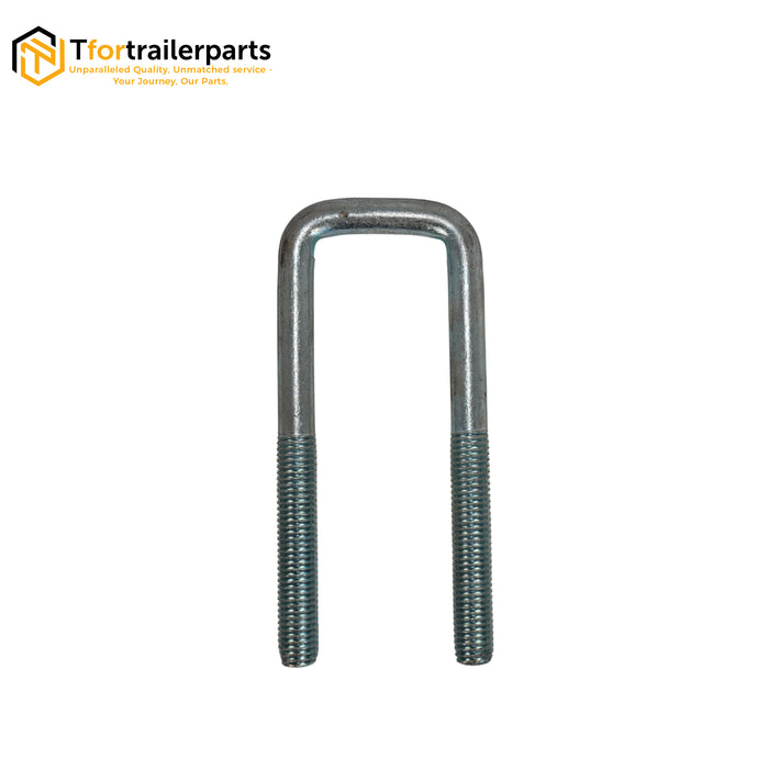 50mm x 6.5" Square U Bolts with Nyloc Nuts (5/8")